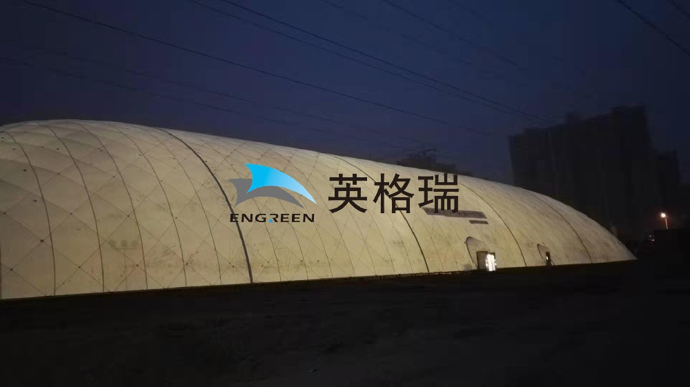 大跨度充香蕉一级视频應用於土壤修複產業，對汙染土壤區域進行覆蓋